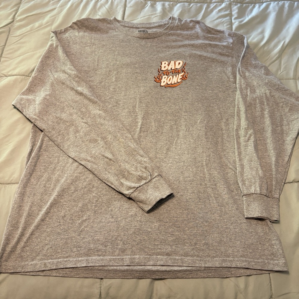 SpongeBob Brisco XL Bikini Bottom Boys Bad To The Bone Long Sleeve Shirt
